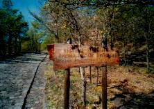 Un ingresso al Parco realizzato dalla Forestale